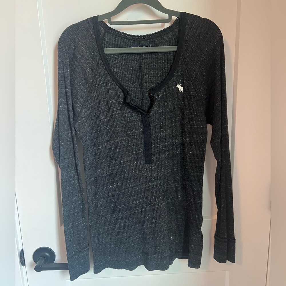 Abercrombie & Fitch Henley Long Sleeve